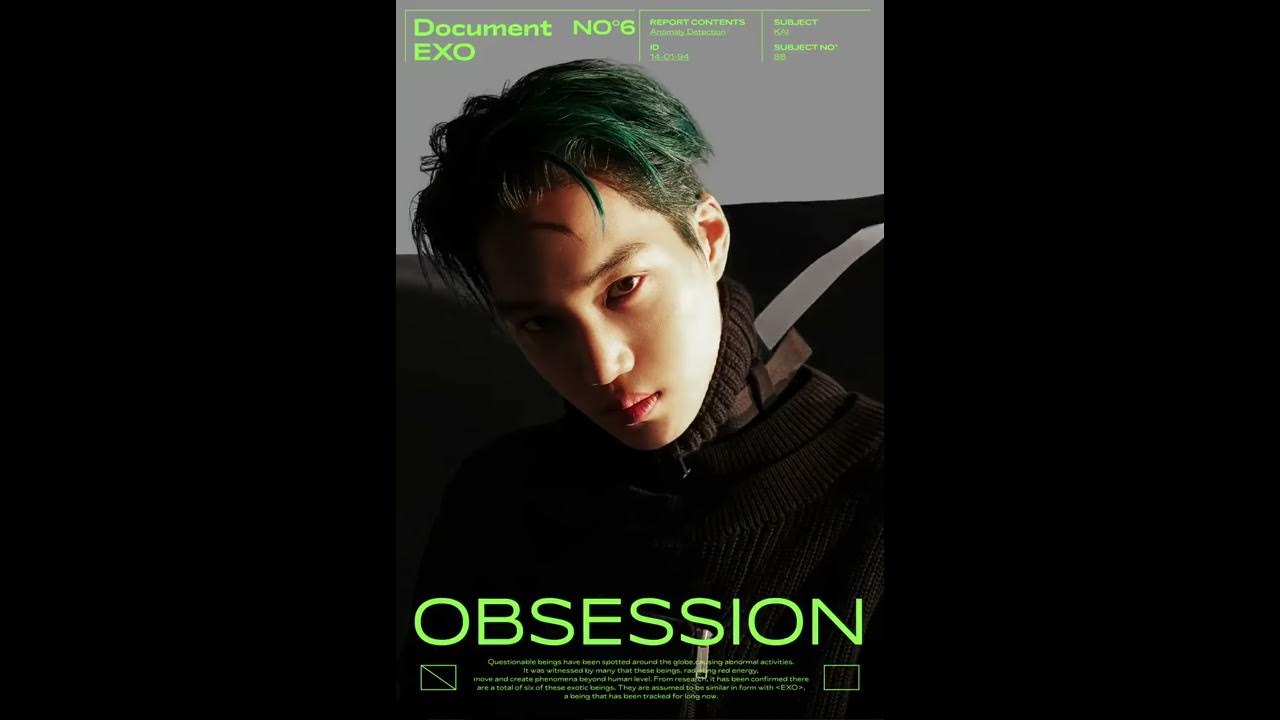 191009 EXO Kai 'OBSESSION' - moving poster