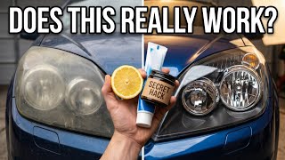 I Tested Viral Headlight Hacks… Lemon, Toothpaste vs Real Polish (SHOCKING Result)