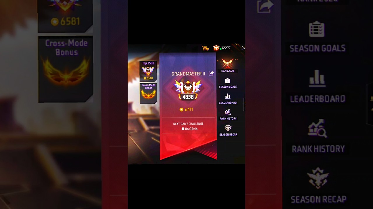 Finally Grandmaster 😈🔥 | Hard Grind Completed | Free Fire 