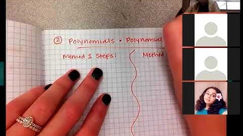 Multiplying Polynomials Notes Video