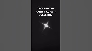 I ROLLED THE RAREST AURA IN JULES RNG