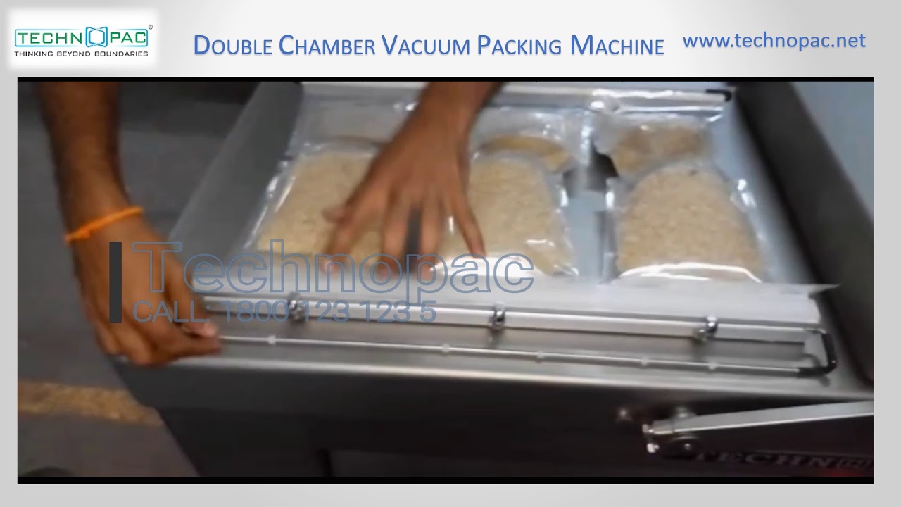 Double Chamber Vacuum Packing Machine - YouTube