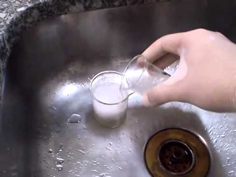 Neutralizando ácido sulfúrico