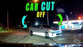 Car’s Reckless Intersection Cut-off Caught on Dash Camera