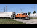 RARE Last Electric America Freight Railway, Swapping Cars W/ Union Pacific Railroad At Interchange!