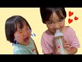 赤ちゃんのお世話できるかな？赤ちゃんになりたい！おとひまちゃんねる 寸劇 take care of baby