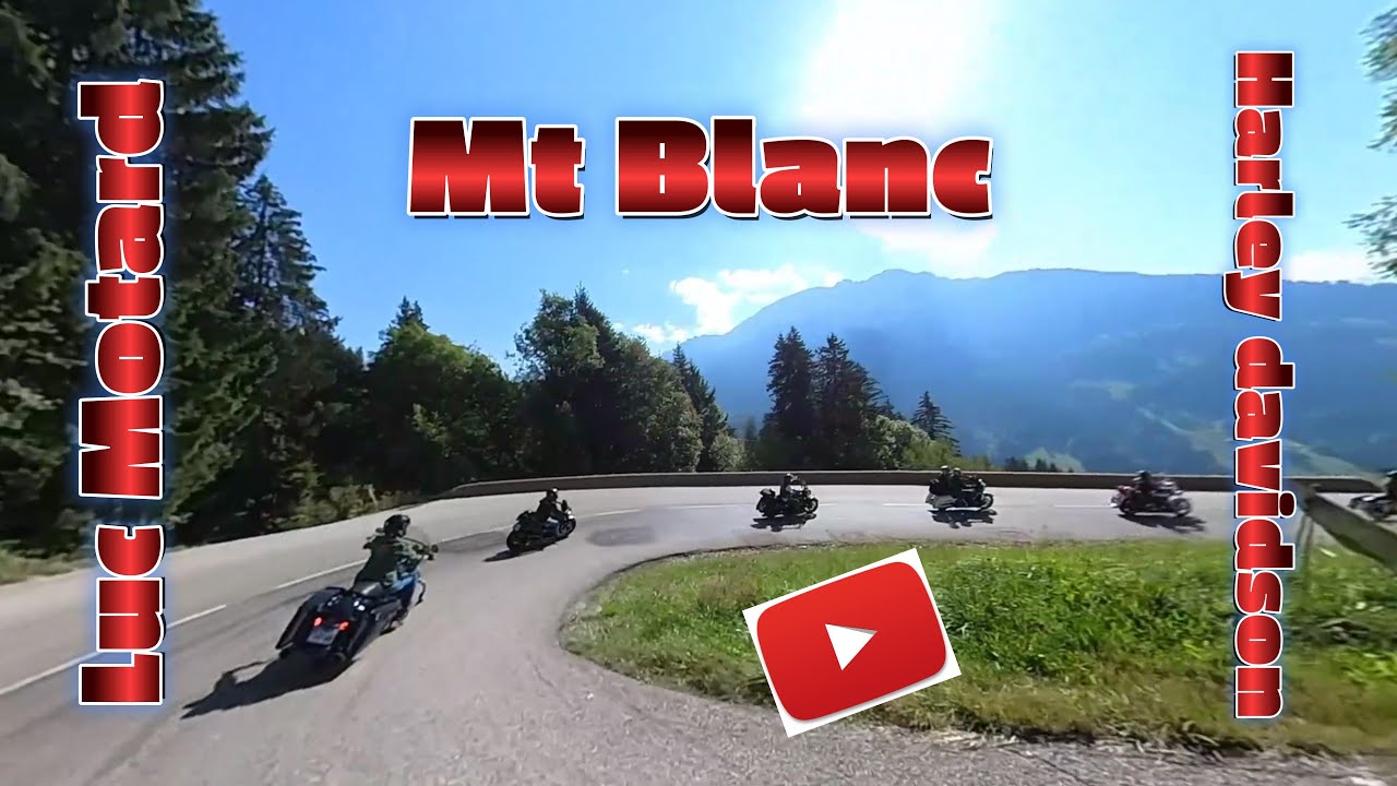 Harley Davidson. Tour du Mt Blanc. jour 3. Luc Motard.