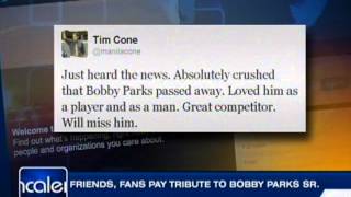 Friends, fans pay tribute to Bobby Parks Sr.