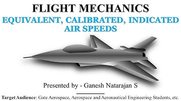 Airspeed | Flight Mechanics | GATE Aerospace
