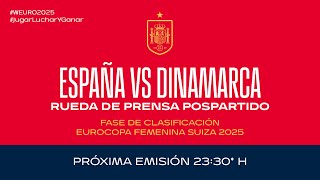 🚨EN DIRECTO🚨RUEDA DE PRENSA POSPARTIDO ESPAÑA VS DINAMARCA | 🔴 SEFUTBOL