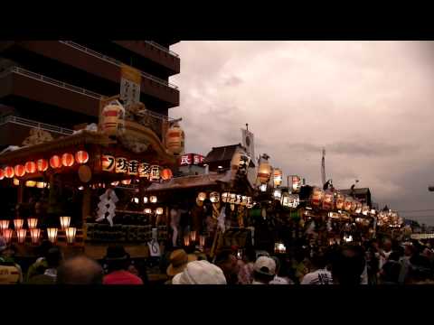 2011年　深谷まつり　山車・屋台揃い