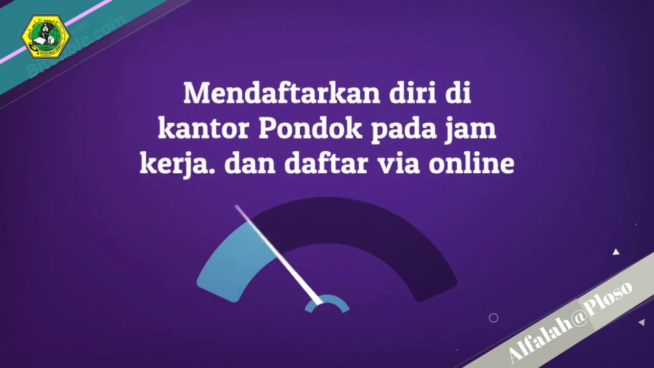 Persyaratan Pendaftaran Pondok Pesantren Al Falah Ploso - YouTube