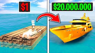 BOTE de $1 VS BOTE de $20.000.000 en GTA 5 screenshot 4