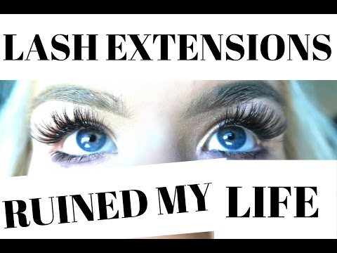 DailyPolina: EYELASH EXTENSIONS RUINED MY LIFE