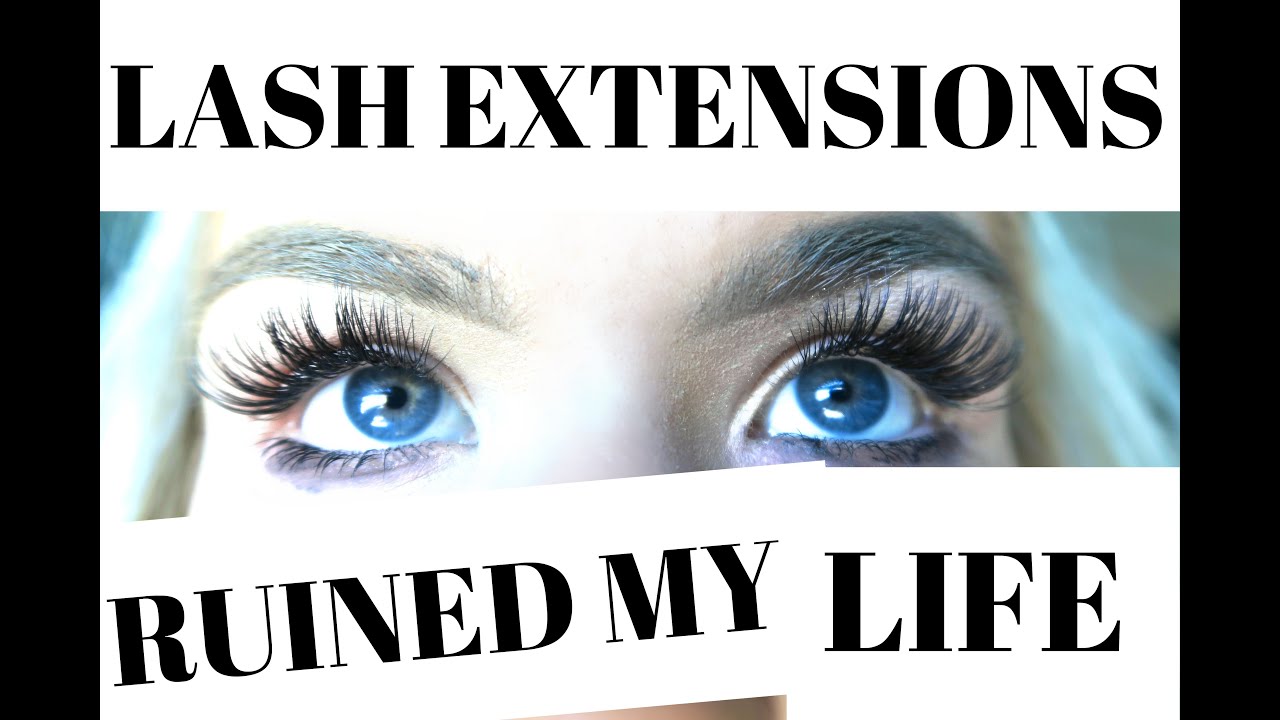 EYELASH EXTENSIONS RUINED MY LIFE DailyPolina YouTube