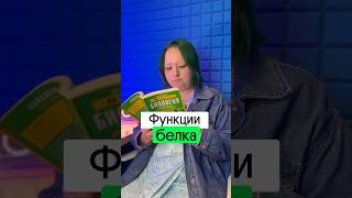 ВСЕ ФУНКЦИИ БЕЛКА ЗА 15 СЕКУНД?! Быстрая запоминалка по биологии #shorts