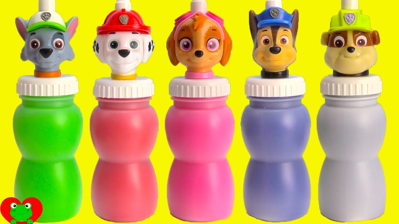 With Paw Patrol Color Slime Surprises 