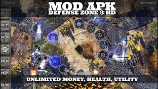 Defense Zone 3 HD MOD APK, Unlimited Money and Health, Android Game Play, Best Strategy Game 2020. screenshot 1