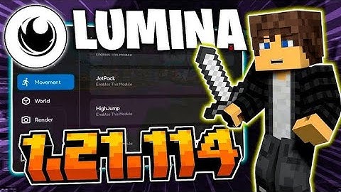 Lumina Client For MCPE 1.21.114+ | Best MCPE Hack Client Ever 💀