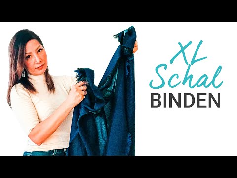 Schal binden: 8 einfache Techniken für einen großen Schal oder ein Dreieckstuch | natashagibson