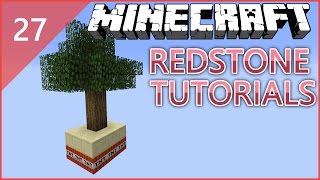 Minecraft: Redstone Tutorial #27 - Tree Bomb 1.11 [Simple]