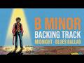 Midnight Jimi Hendrix Style Backing Track Jam in Bm | Blues Ballad | Chord Changes | PURE MAGIC!