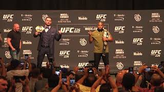 UFC 226 Stipe Miocic vs Daniel Cormier Face-Off