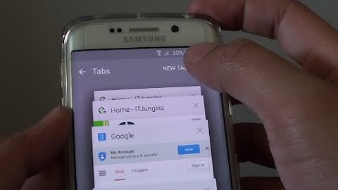 Samsung Galaxy S6 Edge: How to Open a New Internet Browser Tab