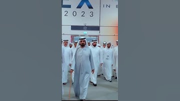 Sheikh Mohammed Bin Rashid Al Maktoum Inaugurate Gitex 2023 Technology Exhibition #short #shorts