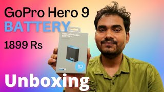 GoPro Hero 9 / 10 Original Battery Unboxing & Test in Hindi | TechPro Beast