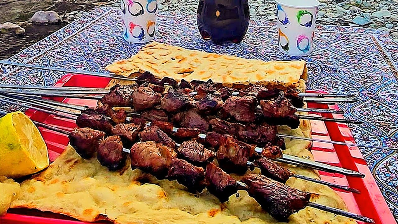 Forest River Kebab — The Most Peaceful Cook Ever