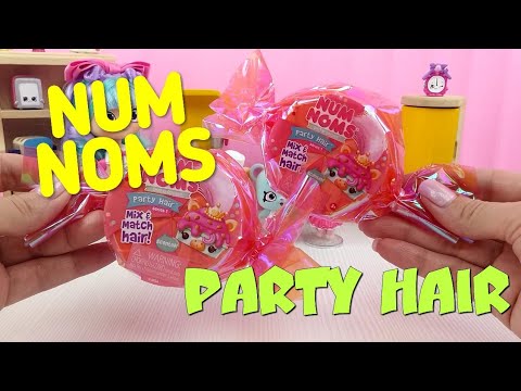 Видео: Мультик Шопкинс с конфетами Num Noms Party Hair