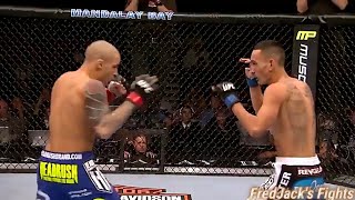 Dustin Poirier vs Max Holloway 1 Highlights (Terrific SUBMISSION) #ufc