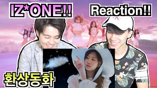 【IZ*ONE - 환상동화 (Secret Story of the Swan) MV】Japanese guys react to a Kpop star group [ENG sub]