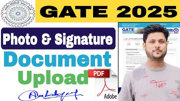 Gate 2024 Form Photo Signature And Document Resize Upload💥 Gate Form Photo And Signature Upload 2025