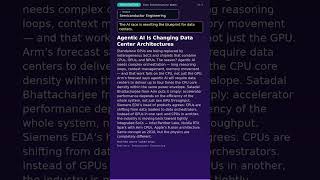 Agentic AI Is Changing Data Center Architectures #Shorts