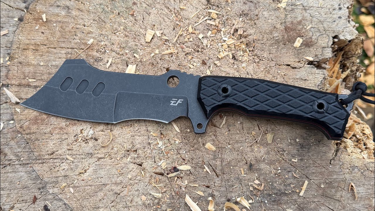 Eafengrow EF155 Tracker DC53 test #knifestuffwedo #knifetest #knifereview  #fixedblade #huntingknife