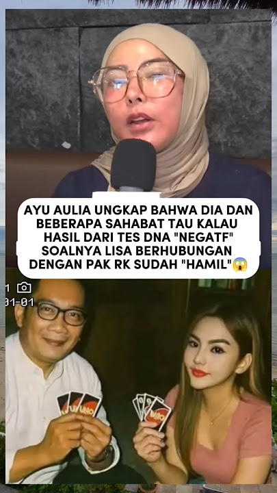 AYU AULIA ALREADY KNEW LISA WAS PREGNANT #lisamariana #rk #ridwankamil #trendingshorts #youtubeshort