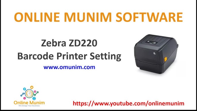 Zebra Zd220t Barcode Printer Thermal Transfer Printer Zebra Zd220 Standard Ezpl 203 Dpi Youtube