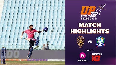 Gorakhpur Lions vs Noida Kings | UPT20 Highlights | JioCinema & Sports18