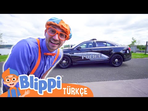 Blippi Polis Arabası Keşfediyor | Blippi Türkçe - Çocuklar için eğitici videolar | Türkçe Dublajlı