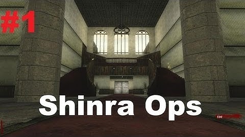 Cod Waw : Custom zombies "Shinra Ops "（Part1）　With modern1 weapons!