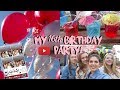 MY BIRTHDAY PARTY VLOG! Ft YOUTUBE FRIENDS! | Sophie Clough