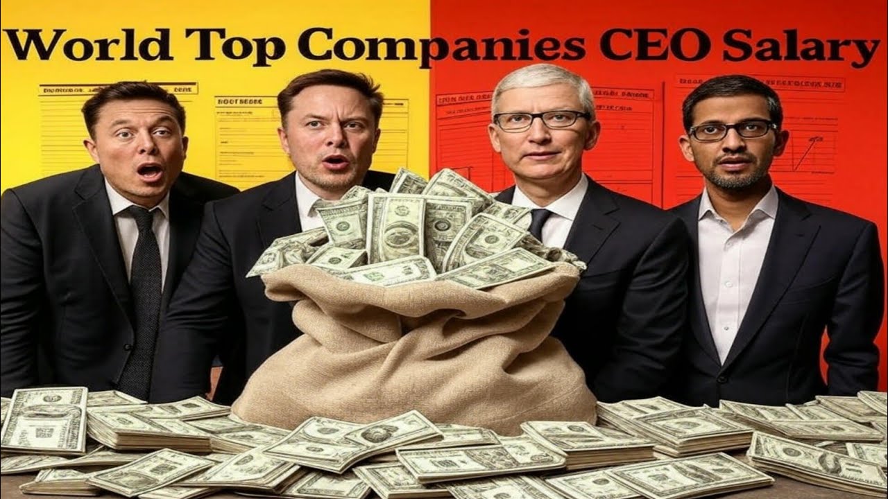 Top 5 Highest Paid CEOs in 2024: SHOCKING Salaries Revealed! 💼 | World