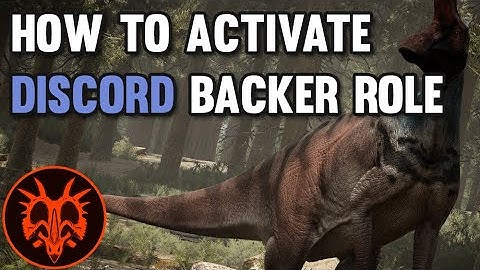 How to Activate Your Discord Backer Role - Path of Titans