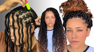 ‼CROCHET BRAIDS GODDESS LOCS/ tutorial passo a passo