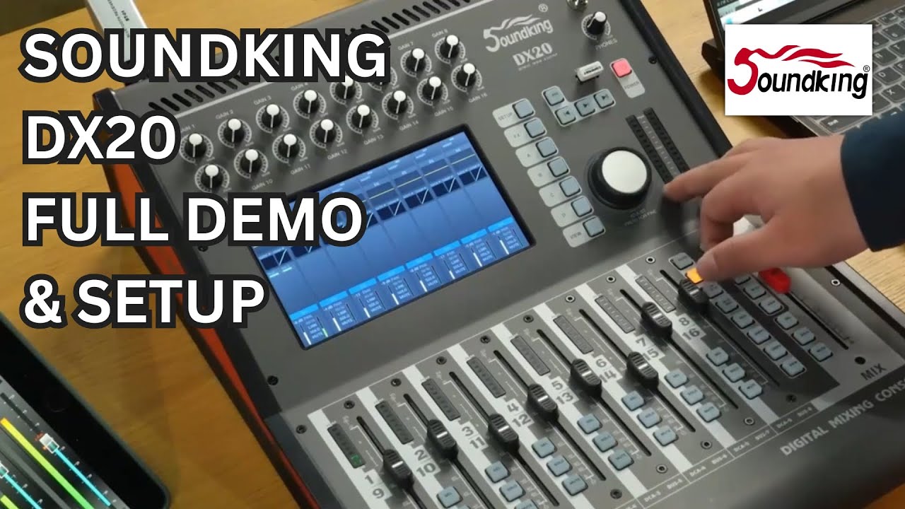 Soundking DX20 Digital Mixer - Full Demo & User Guide - YouTube