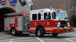 Pelham Fire Department engine 5 responding 6/27/23