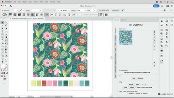 NedGraphics™ Pattern Design Inside NedGraphics Repeat and Colorist in Adobe Illustrator #nedgraphics