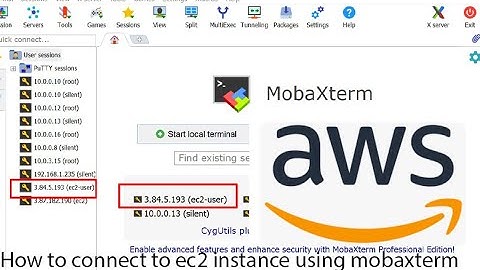How to connect to ec2 instance using mobaxterm || Create AWS EC2 Instance